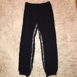 PrettyLittleThing logo joggers NWT